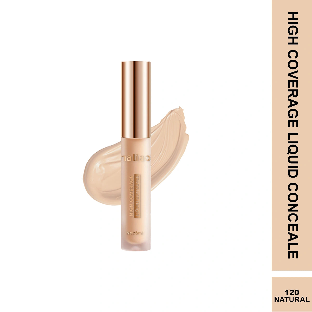 Maliao High Coverage Liquid Concealer - Flawless Camouflage for Perfect Skin